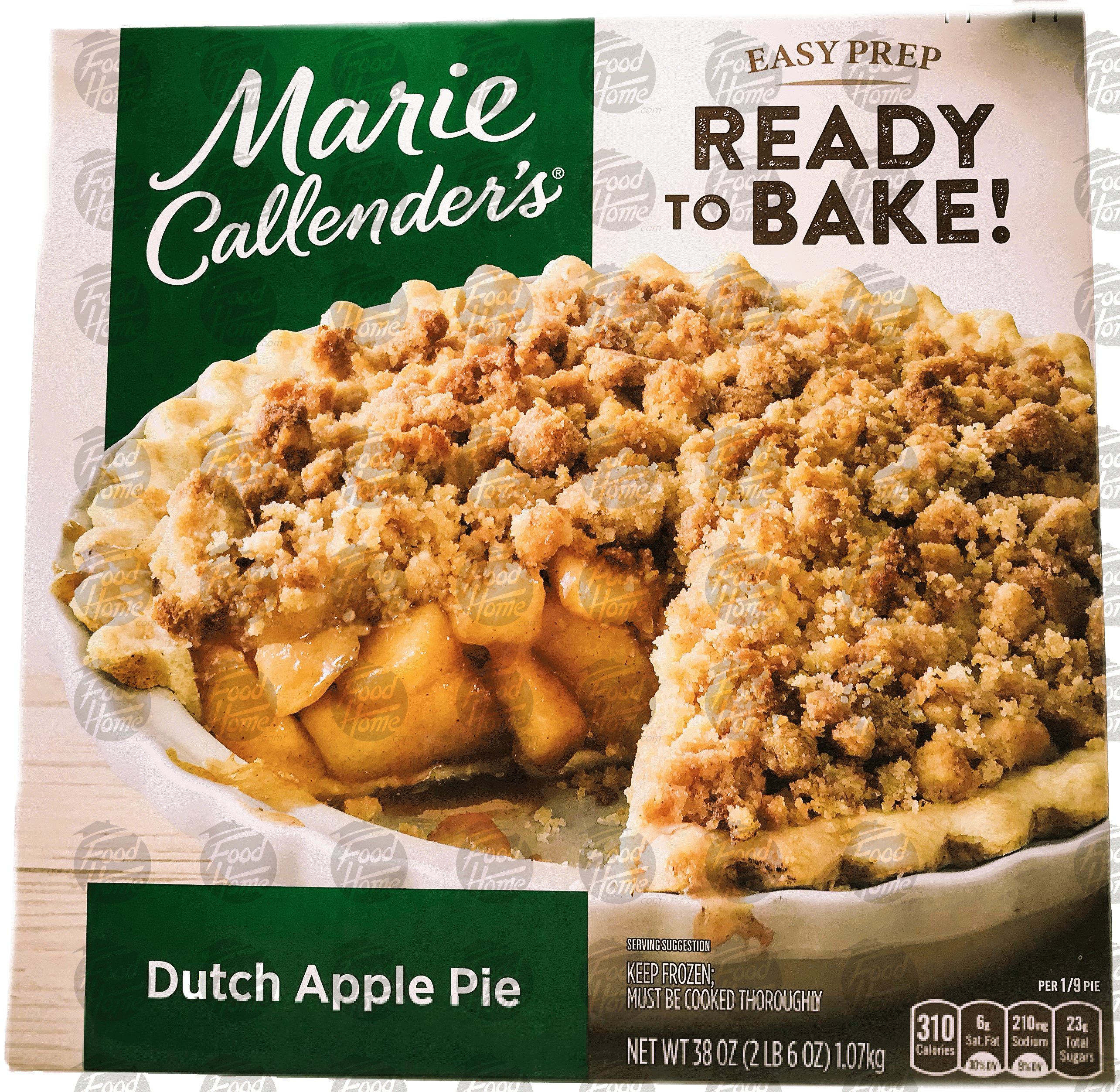 Marie Callender's  dutch apple pie, frozen, box Full-Size Picture